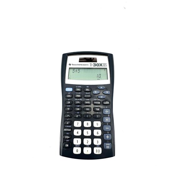 Texas Instruments TI-30X IIS Solar Powered Calculator Blue With Case - Picture 3 of 7